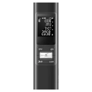 Laser Distance Meter 40M Handheld Rangefinder 2mm High Precision Digital Mini IP54 Waterproof AAA Battery Indoor