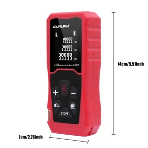 Laser Distance Meter 40m Laser Rangefinder Digital Measuring Area Volume Mini Handheld Range Finder Measurement Device