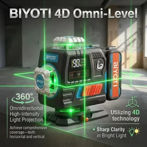 Laser Level Suppliers Professional Rotary 4D Laser Levels 360 Self Leveling Vertical 16 Line Cross Laser Level with CE