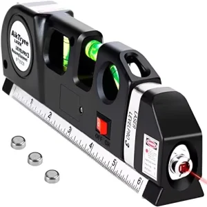Laser Level Tape Measure Multifunctional Household Infrared Decoration Cross Line Right Angle Level