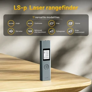Laser Range Finder 40m LS-P USB Flash Charging Portable Distance Angle Area Volume Measurement for Multipurpose Measurement Tool