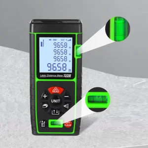 Laser Rangefinder Dual Level Infrared Measuring Instrument Handheld Portable 40 Meters