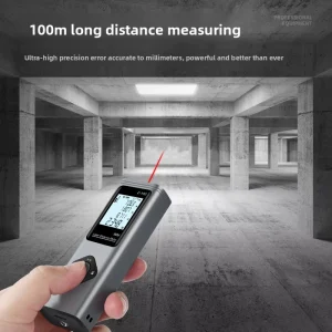 Laser Rangefinder High Precision Electronic Ruler Three in One Measuring Instrument Cross Line Mapping 100m Range Model MX100
