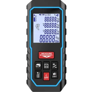 Laser Rangefinder S8C Multi Function with 1mm Accuracy 120M Range Angle Measurement Dry Lithium Battery Powered