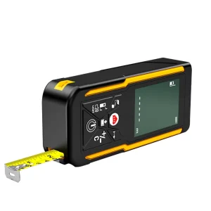 Laser Tape Measure 2 in 1 Level Distance Meter Outdoor Industrial High Precision Infrared Measuring Instrument for Room