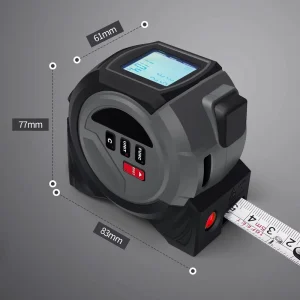 Laser Tape Measure 3 in 1 Laser Rangefinder Tape Measure 131ft Laser Distance Meter 16ft Tape Measure for Home Diy Pythagore