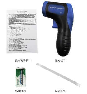 Laser tachometer speed measuring speedometer non contact digital tachometer digital display speedometer
