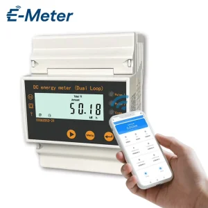 Latest Din Rail Mounted 2 Channel DC 5 1000V Smart Power Meter for Solar Inverter String Monitoring and Real Time Data Analysis