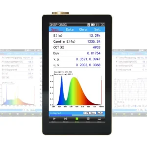 Light Spectrum Analyzer CRI Irradiance Meter OHSP350C Portable Spectrometer Spectrum Analyzer for LED Light