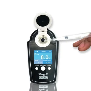 Liquid Solids Tester for Maple Syrup Molasses Jam Sauce Concentration Reading Portable Sugar Meter