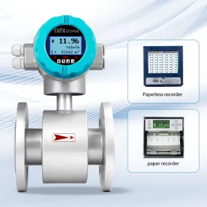 Liquid Waste Water Seawater Electromagnetic Flow Meter Modbus Water Flow Meter Flow Rate Remote IoT Monitoring