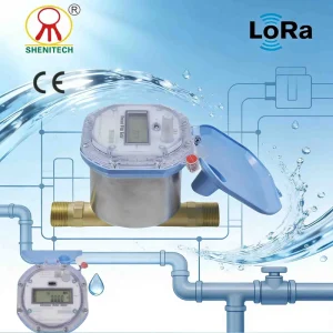 LoRaWAN Remote Reading Ultrasonic Water Meter Wireless AMR AMI Flow Meter with Data Logger Function