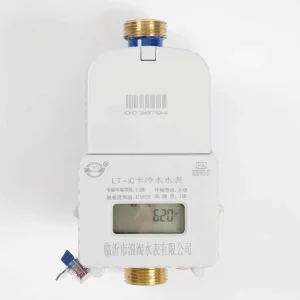 Long Lifespan Lithium Battery DN15 IC Card Prepaid Smart Water Meter for Urban Residence