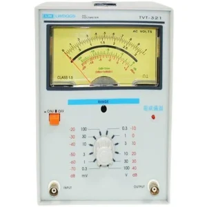 Longwei TVT-321/TVT-322 300V Dual-Channel Dual-Pointer Millivolt Meter for Voltage Measurement
