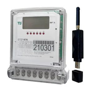 Lora Dual Phase Prepaid Electric Energy Meter