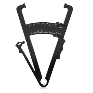 Loss Weight Body Fat Tester Mini Handhold Personal Skin Fold Measure Tool Fitness Fat Caliper