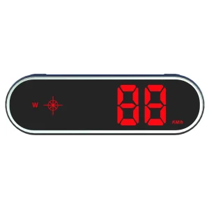Low Cost New Colorful Display GPS Digital Speedometer Time Clock HUD Display Over-speed Alarm KMH MPH Switch for All Cars