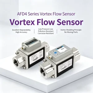 Low Pressure Loss Vortex Flow Sensor 4 20mA Output RS485 Signal Pollution Resistant Digital Vortex Flow Meter 2 100L min Range