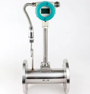Lpg Chemical Gas Flow Sensor Peak Air Tube 420Ma Rs485 Vortex Insertion Flow Meter Dn40 Digital Vortex Flowmeter