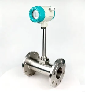 Lpg Chemical Gas Flow Sensor Peak Air Tube 420Ma Rs485 Vortex Insertion Flow Meter Dn40 Digital Vortex Flowmeter