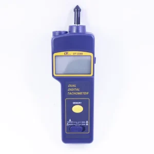 Lutron DT 2268 Digital Dual Photo/Contact Tachometer Speed Meter Ft/min Rotative Velocity Tester Range 5-99,999 RPM