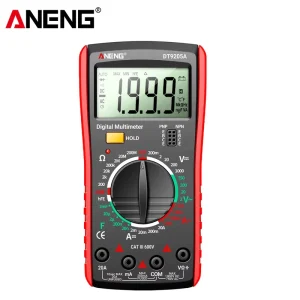 M113 Digital Multimeter 4-Digit 1999-Count Auto AC 750V/DC 1000V Voltage Current 20A Capacitor Tester