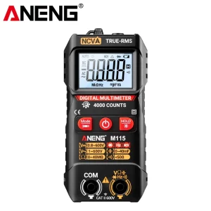 M115 Digital Display Multimeter 4000 Count Tester with Capacitance Hz Frequency Measurement Multi Function Testing Tools
