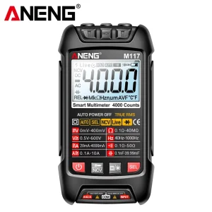 M117 Smart Digital Multimeter 4000 Count AC DC Frequency Tester Meter Tools