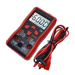 M118A Digital Mini Multimeter Tester Auto Mmultimetro True Rms Tranistor Meter with NCV Data Hold 6000counts Flashlight