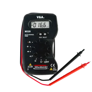 M320 Auto Ranging Pocket Digital Multimeter CATIII 500V Safety Voltage Current Resistance Diodes Capacitance Continuity