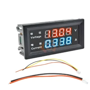 M4430 DC 100V 200V 10A Electronic Digital Voltmeter Ammeter 0.28” LED Display Voltage Regulator Volt AMP Meter Tester
