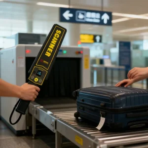 MAIDUN New High Sensitivity Industrial ABS Hand Held Metal Detector Rechargeable Security Wand Handheld Metal Detector
