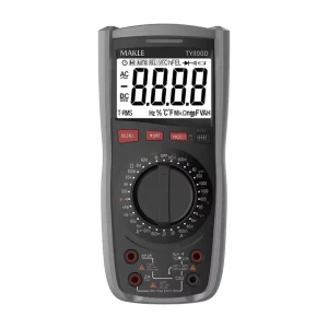 MAKLE LCD AC/DC Current Voltage Digital Multimeter Anti-Burning Electrician Meter High Precision Universal Meter with Backlight