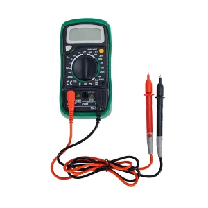 MAS830L Digital Multimeter Compact Handheld LCD Display 600V/10A DC Current Voltage Resistance Diode Measurement Household