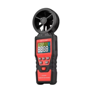 MAYILON Handheld HT625A Wind Speed Meter with Backlight Max Min AVG Functions Air Volume Measuring Tothermaol Digital Anemometer