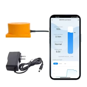 ME201W 4m Water Tank Liquid Water Level Control Ratio Volume Measurement Gauge Ultrasonic Water Level Sensor