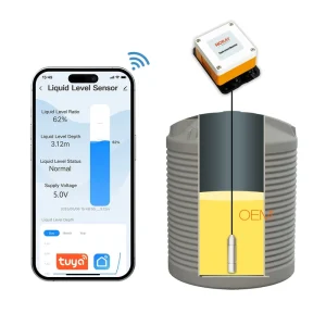 ME202D WIFI Submersible Sensor Liquid Level Gauge Long Distance Smart Home Fuel Tank Level Sensor Indicator