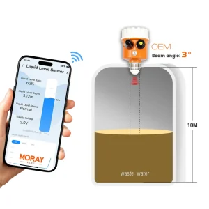 ME203W WiFi Wireless Smart Home Devices Customized Measuring Large Range Tank Water Oil Radar Level Sensor
