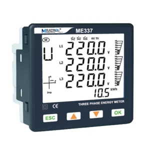 MEATROL ME337 Three Phase LCD Electricity Energy Meter Multi Function Smart Power Meter