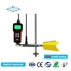 MGG/KL-DCB Portable Handheld Electromagnetic Water Flowmeter Water Velocity Meter Portable River Flow Meter Speed Meter