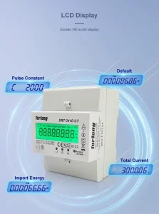 MID Approved DRT 341D Digital Three Phase Energy Meter for European Market