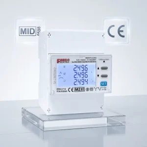MID Approved EM4370 5(65)A Smart Digital Kwh Energy Meter Modbus 3-Phase Meter
