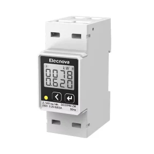 MID Certified Single Phase AC Din Rail Energy Meter Digital KWH Meter with RS485-Modbus for Power Supply System