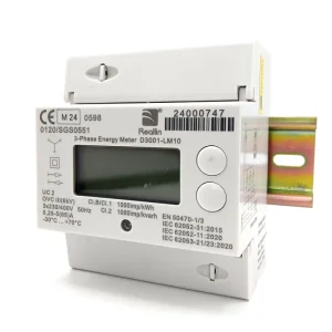 MID&UL Certified D3001-LM Three Phase Smart Energy Meter Din Rail Multi-function Ethernet Electricity Power Meter for IoT