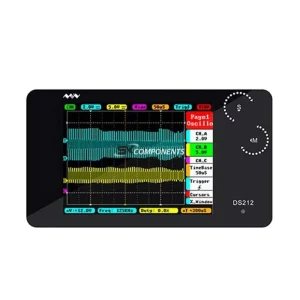 MINI DS212 Digital Storage Oscilloscope Portable Nano Handheld Bandwidth 1MHz Sampling Rate 10MSa s Thumb Wheel