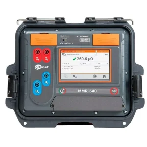MMR 640 Miniature Insulated LCD Display Megohmmeter High Precision Contact Resistance Meter 25V 50V AC Testing