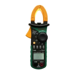 MS2108 Digital Clamp Multimeter True RMS LCD AC DC Voltmeter Ammeter Auto Manual Range Tester