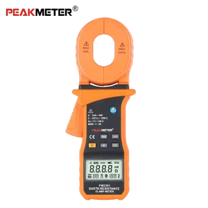 MS2301 Digital Only Earth Ground Clamp Meter Auto Ranging 0.001 Accuracy CAT.II 600V Safety Lower Power Consumption 99 Groups