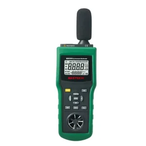 MS6300 Digital Temperature Humidity Wind Speed Air Volume Sound Level Anemometer