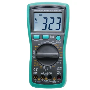 MT-1280-C 3 1/2 Digital Multimeter DC AC Voltage Current Capacity Resistance Tester Beep Ammeter Multitester Temperature